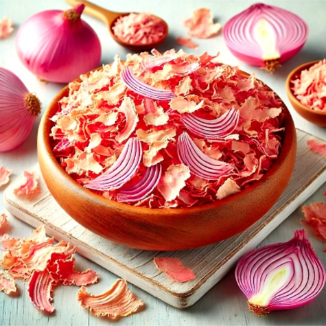 Pink Onion Flakes